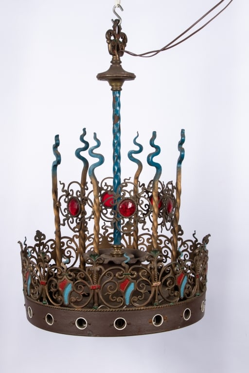 20TH CENTURY BOHEMIAN STYLE CHANDELIER - 7
