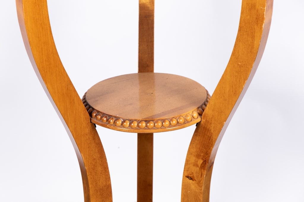 20TH CENTURY MARBLE TOP PEDESTAL TABLE - 3