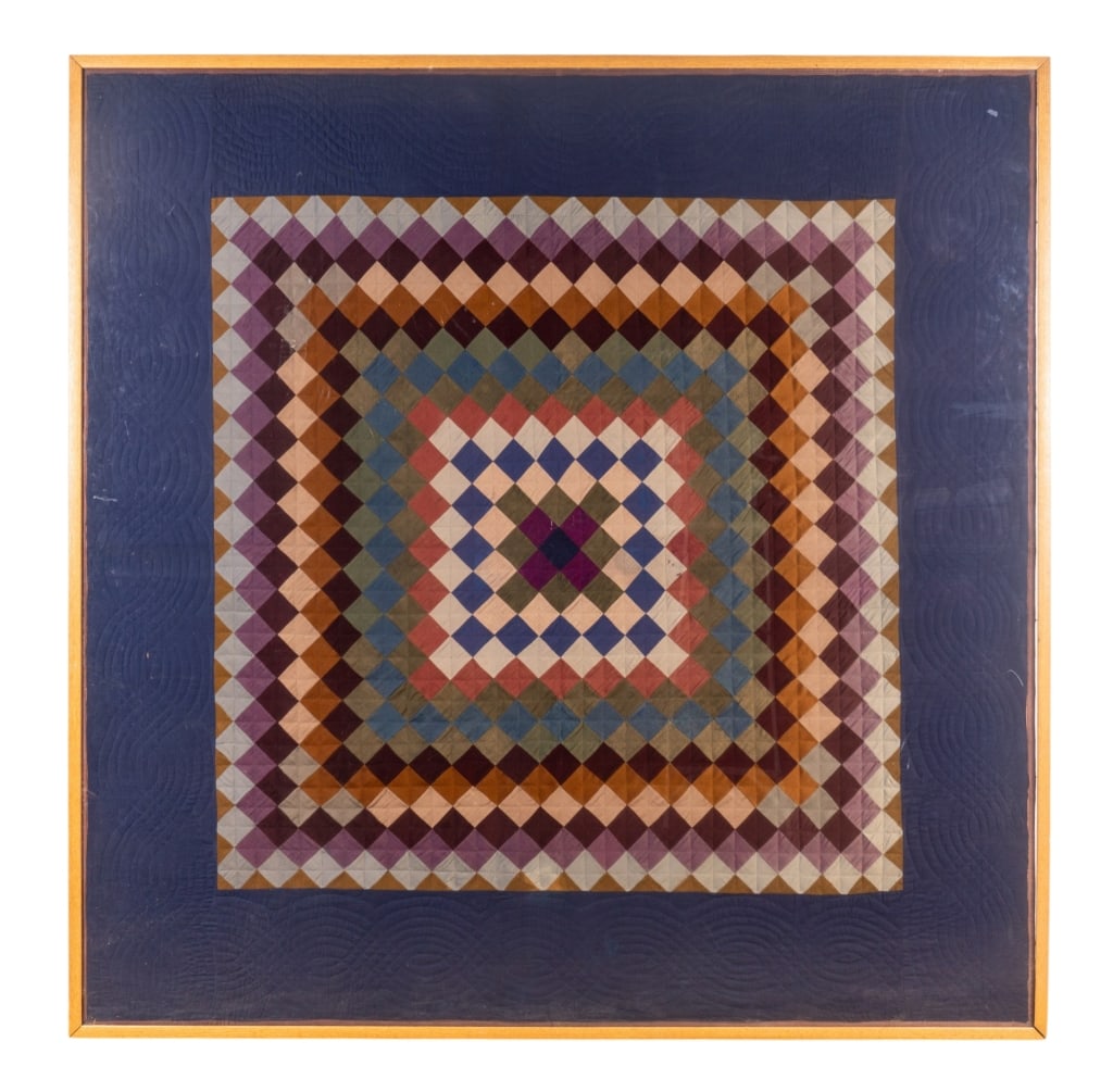 LARGE FRAMED QUILT (1 of 7)
