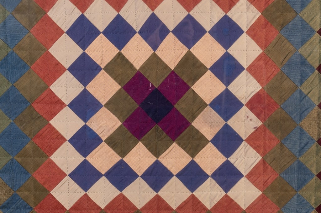 LARGE FRAMED QUILT - 5
