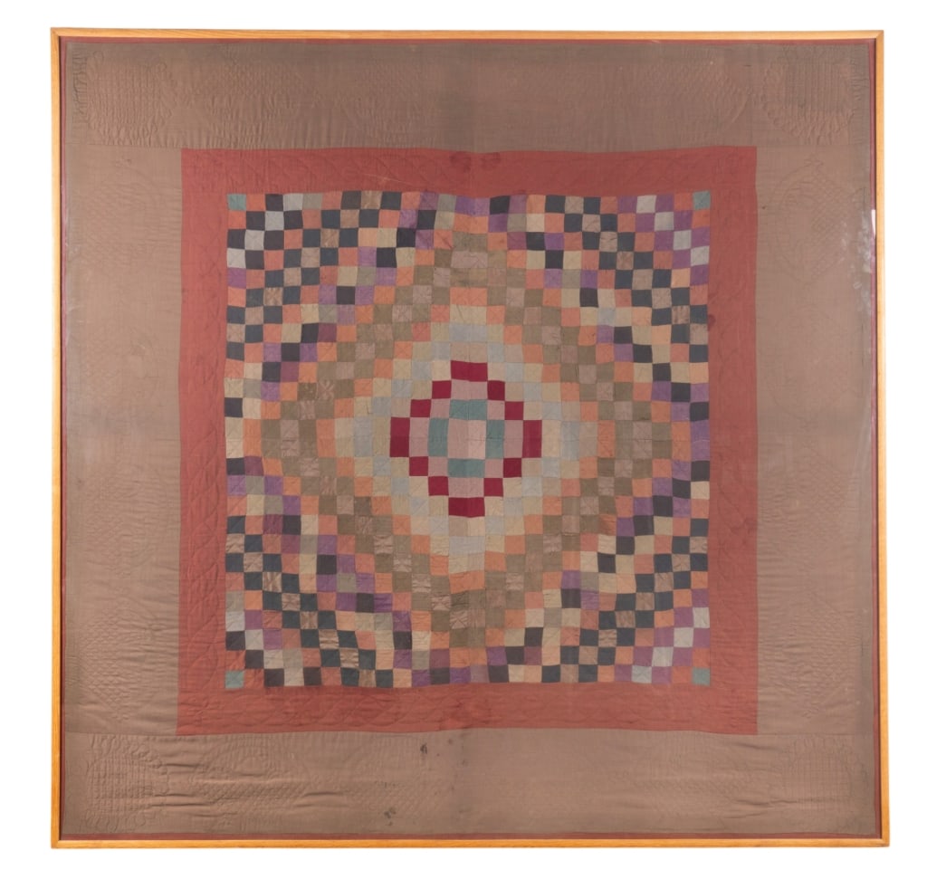 LARGE FRAMED QUILT (1 of 5)