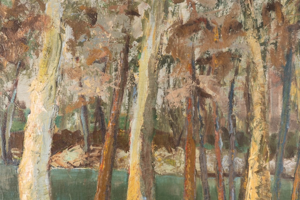 THOMAS SANGE, LANDSCAPE, OIL ON CANVAS - 5