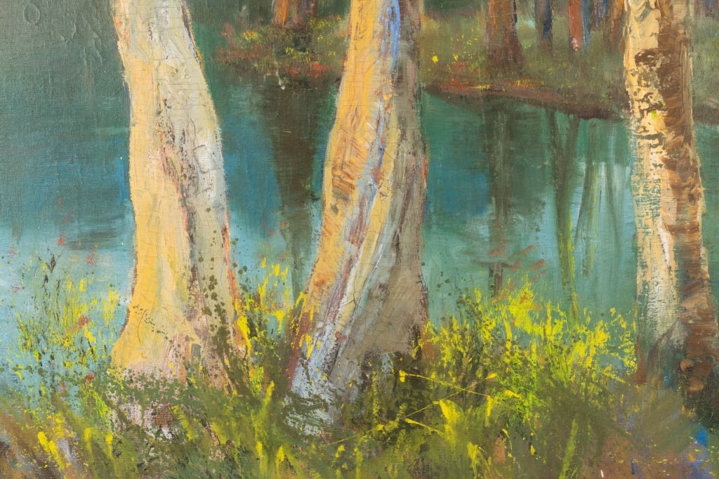 THOMAS SANGE, LANDSCAPE, OIL ON CANVAS - 6
