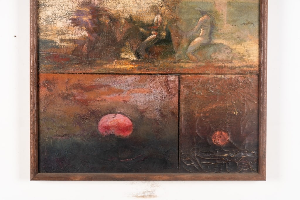 COMPOSITE WORK OF FIVE ABSTRACT PAINTINGS - 6
