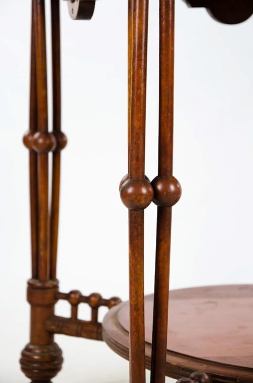 ANTIQUE CARVED SIDE TABLE - 7
