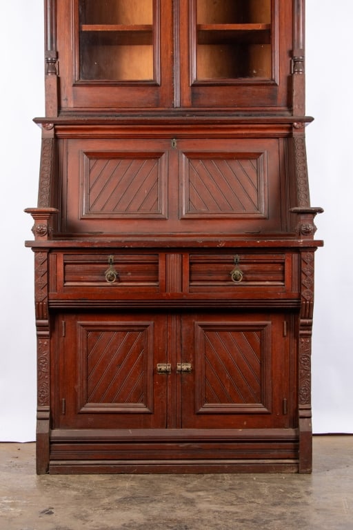 DROP FRONT SECRETARY DESK - 3