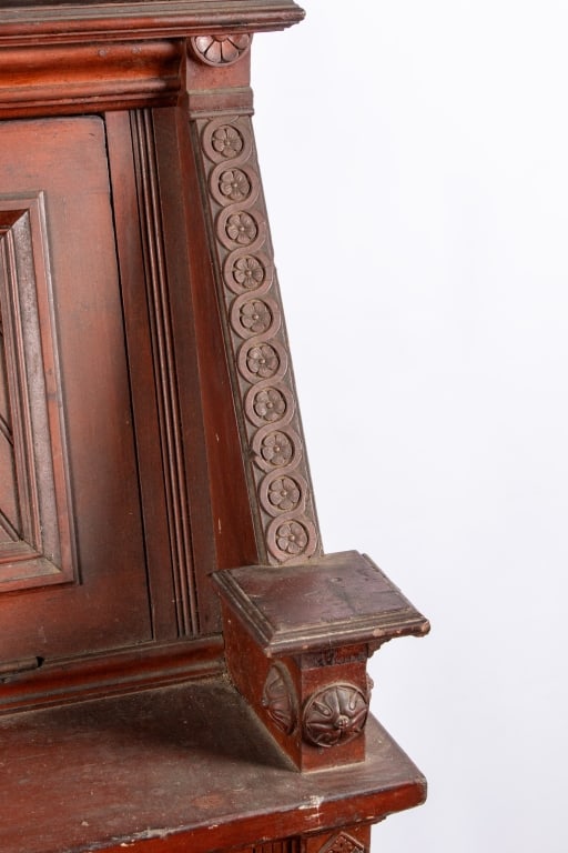 DROP FRONT SECRETARY DESK - 7