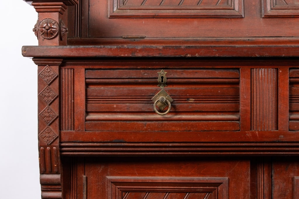 DROP FRONT SECRETARY DESK - 8