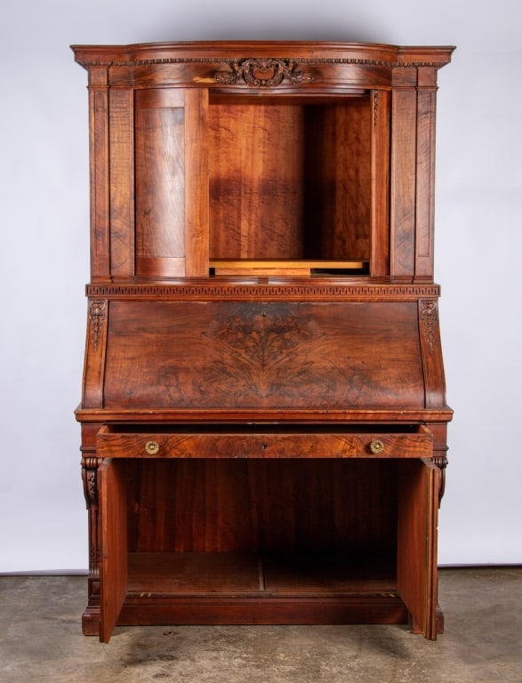 AMERICAN EASTLAKE STYLE SECRETARY DESK - 5