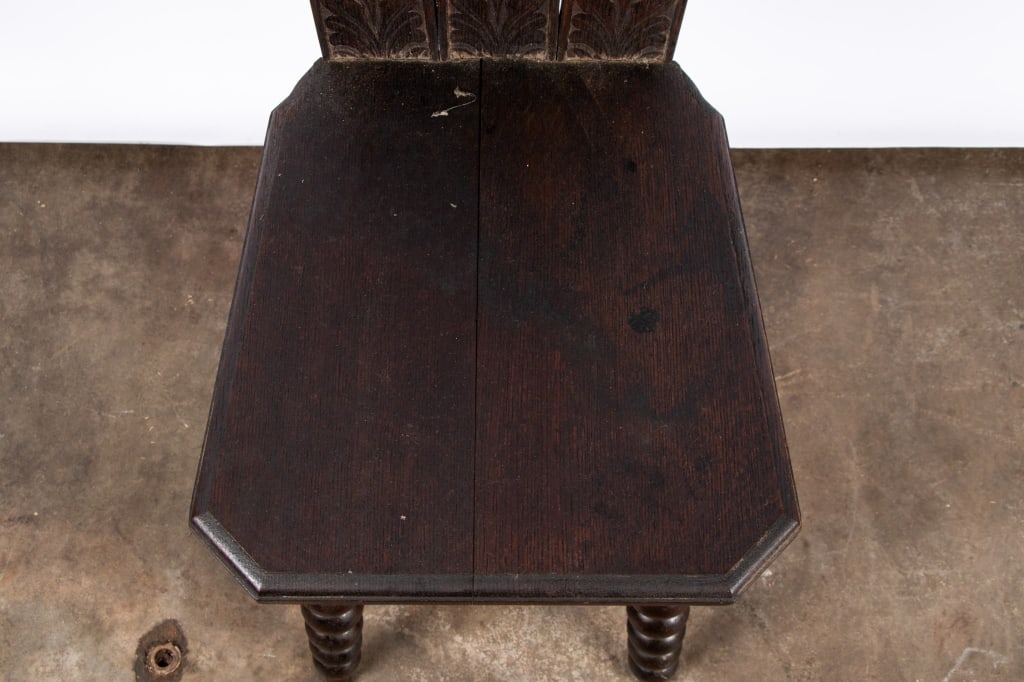 SPANISH COLONIAL STYLE CARVED SIDE CHAIR - 6