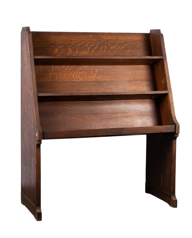 EARLY 20TH CENTURY LIBRARY BUREAU OAK BOOK DISPLAY (1 of 8)