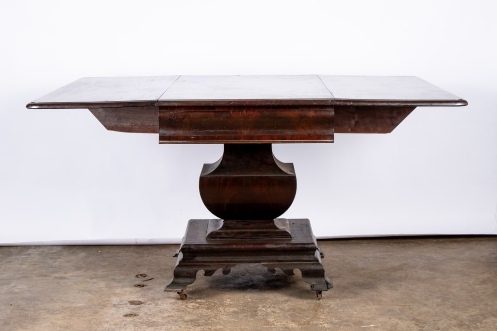 AMERICAN EMPIRE STYLE DROP LEAF TABLE - 5