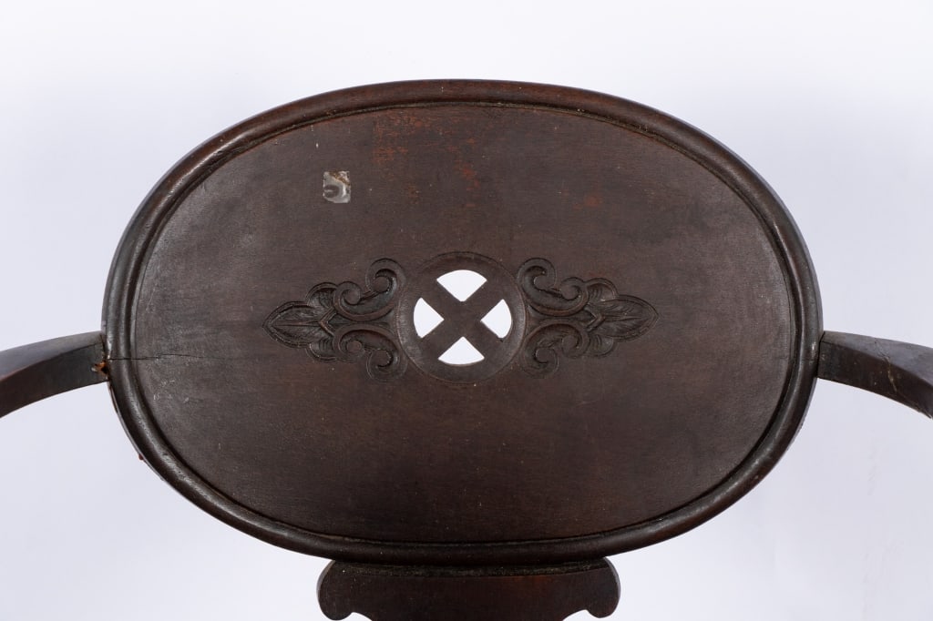 19TH CENTURY COLONIAL STYLE CAPTAIN?S CHAIR - 3