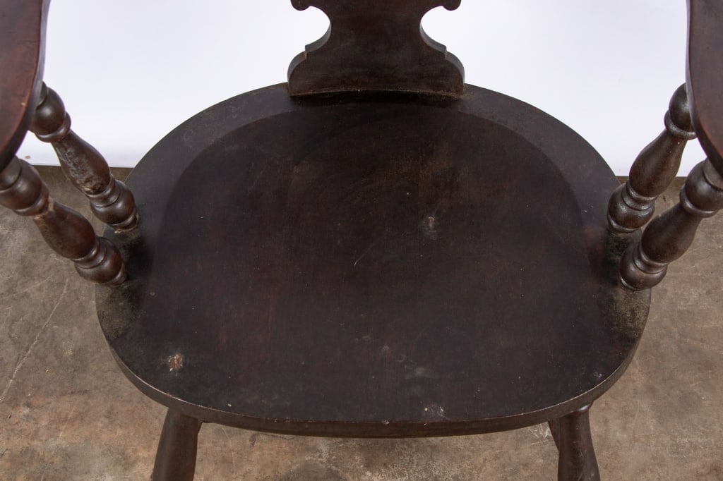 19TH CENTURY COLONIAL STYLE CAPTAIN?S CHAIR - 4