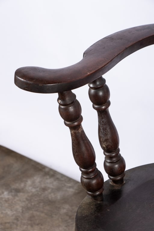 19TH CENTURY COLONIAL STYLE CAPTAIN?S CHAIR - 5