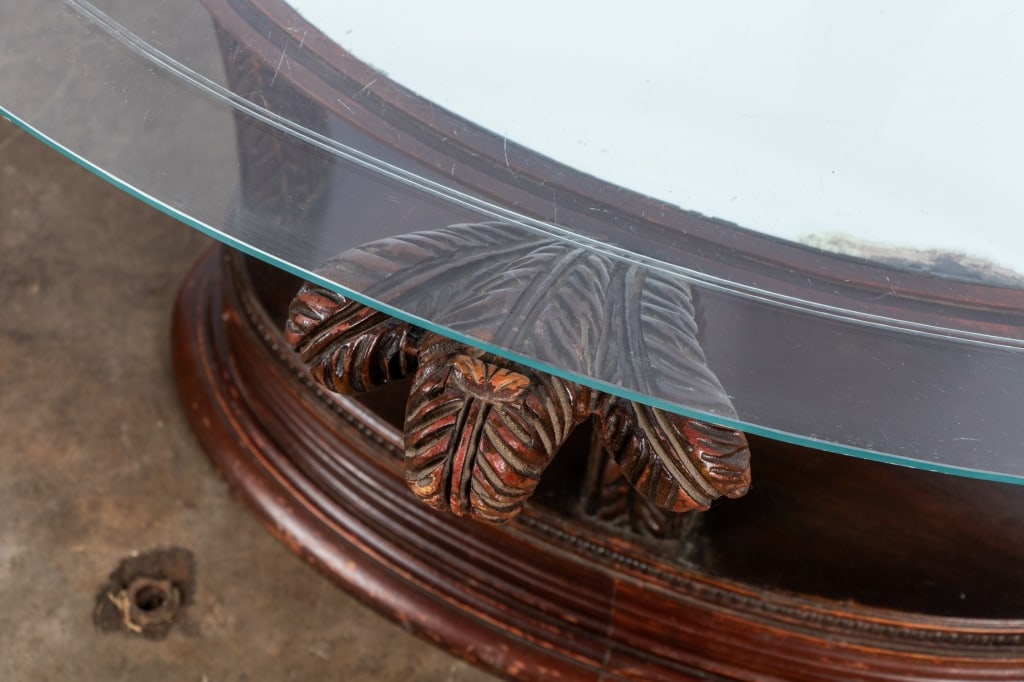 HOLLYWOOD REGENCY MIRRORED COFFEE TABLE - 4