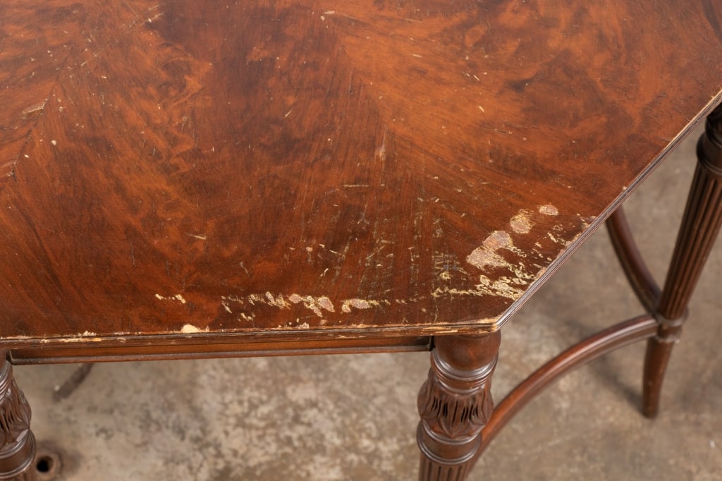 EDWARDIAN STYLE OCTAGONAL TEA TABLE - 7