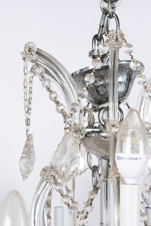 VENETIAN STYLE 18-LIGHT CRYSTAL CHANDELIER - 12