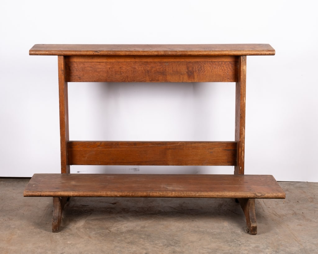 19TH CENTURY AMERICAN PRAYER BENCH - 2