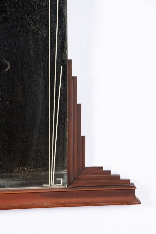 ART DECO OVERMANTEL MIRROR - 3
