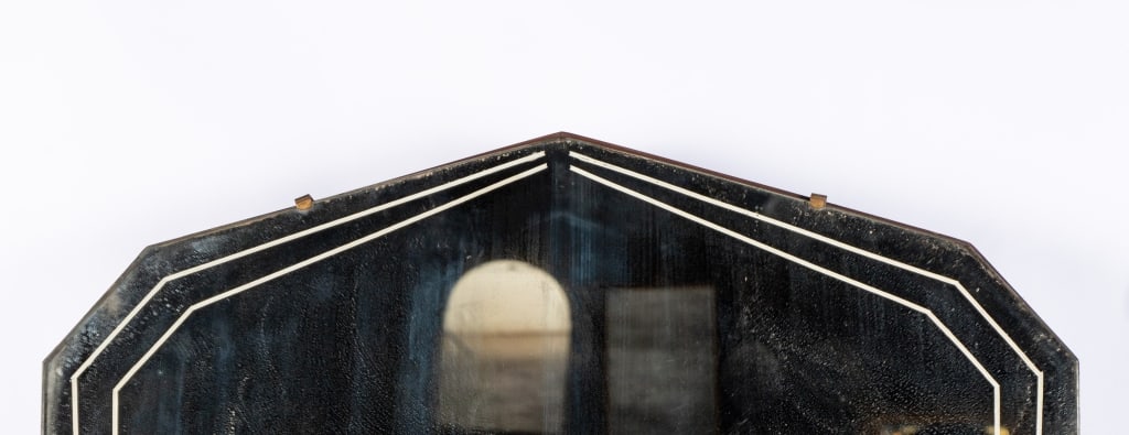 ART DECO OVERMANTEL MIRROR - 5