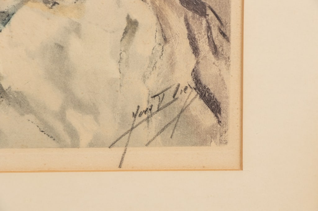 YVES DIEY NUDE WOMAN LITHOGRAPH - 3