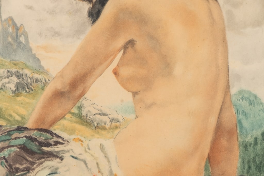 YVES DIEY NUDE WOMAN LITHOGRAPH - 6