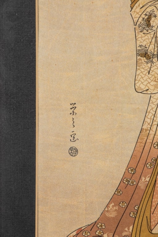 PAIR OF JAPANESE WOODBLOCKS - 6