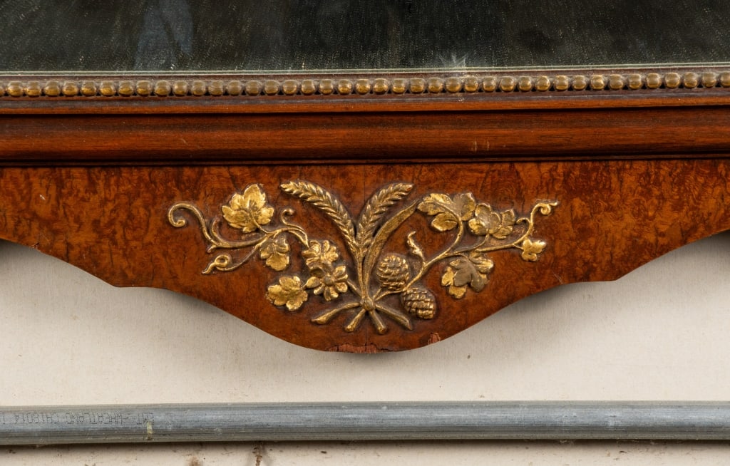 20TH CENTURY MAHOGANY WALL MIRROR - 3
