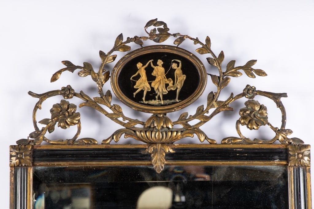 NEOCLASSICAL STYLE CARVED WALL MIRROR - 2