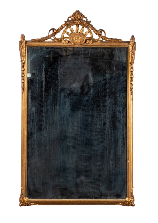 VINTAGE FRENCH GILT WALL MIRROR (1 of 6)