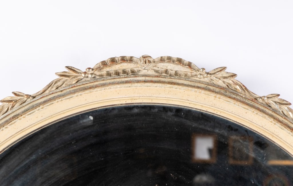 VINTAGE FRENCH PROVINCIAL STYLE OVERMANTEL MIRROR - 2
