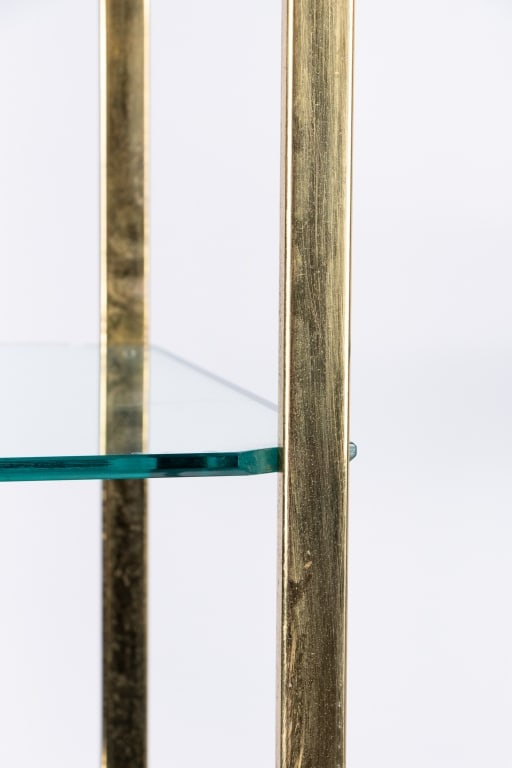 MODERN GLASS & METAL ETAGERE - 10