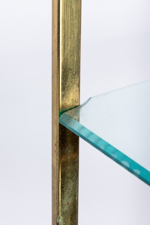 MODERN GLASS & METAL ETAGERE - 6