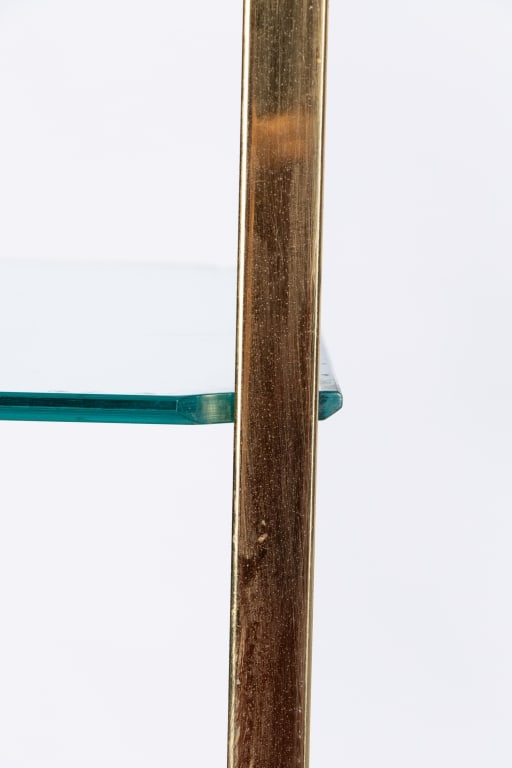 MODERN GLASS & METAL ETAGERE - 9