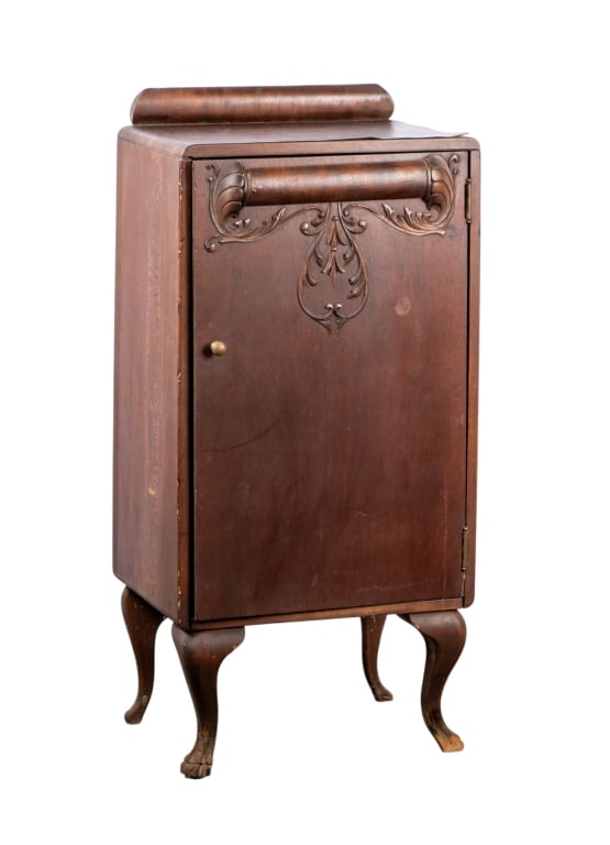20TH CENTURY MAHOGANY MUSIC CABINET (1 of 9)