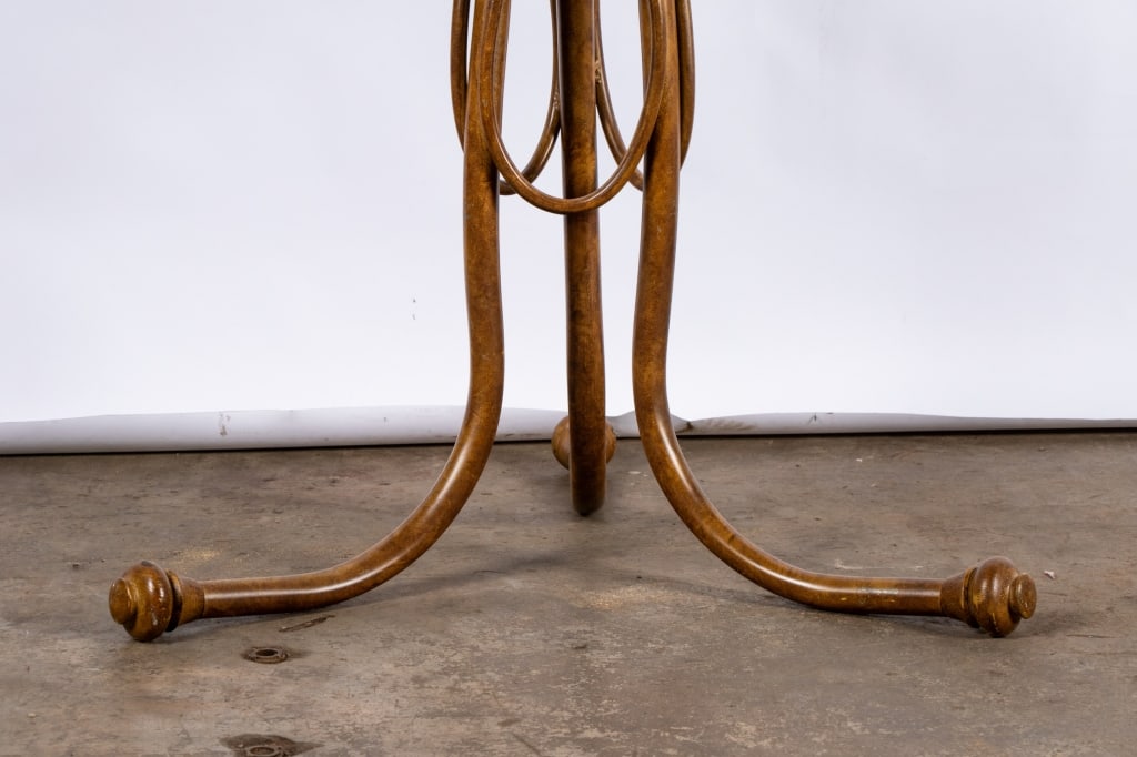 MODERN METAL & GLASS ACCENT TABLE - 3