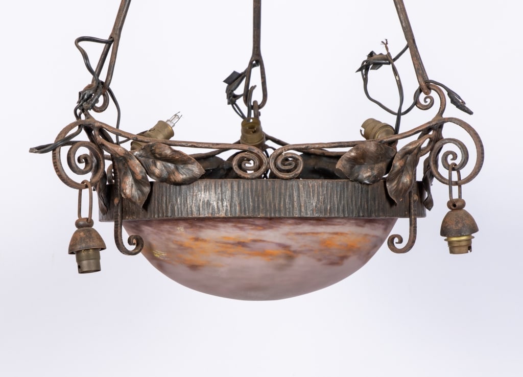 MULLER FRERES STYLE CHANDELIER - 2