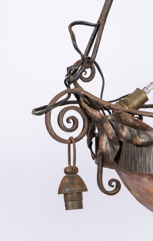 MULLER FRERES STYLE CHANDELIER - 4