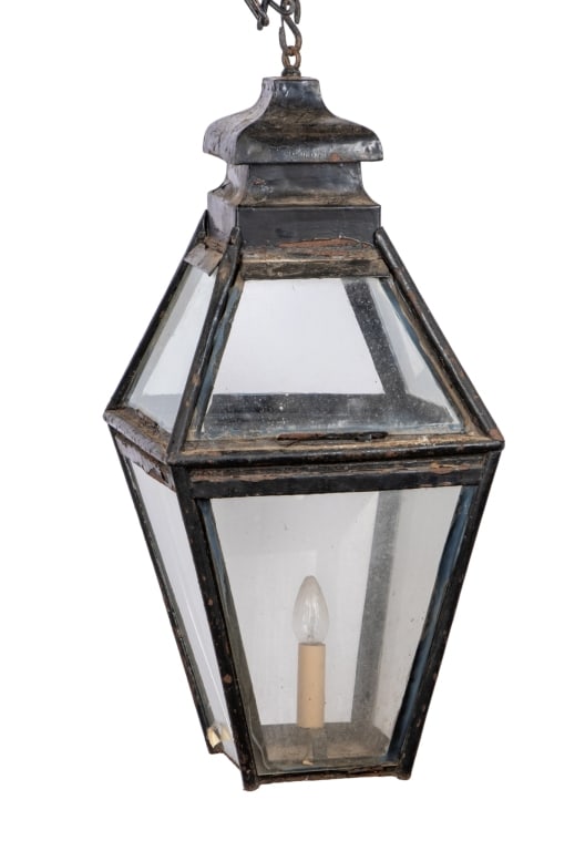 LARGE VINTAGE OUTDOOR HANGING LANTERN (1 of 9)