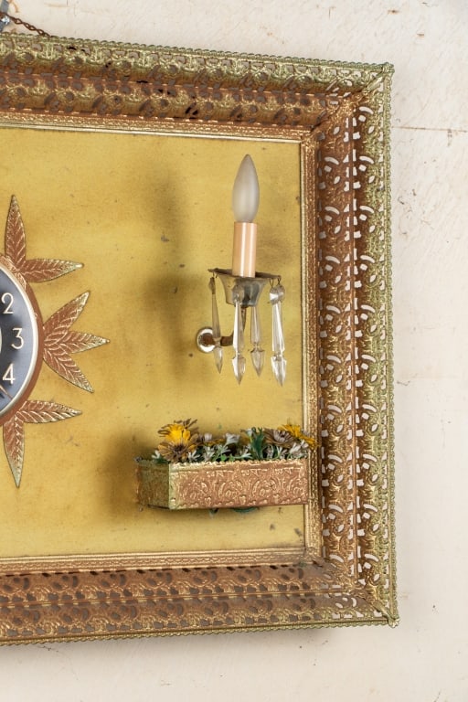 MID-CENTURY FRAMED WALL CLOCK - 4