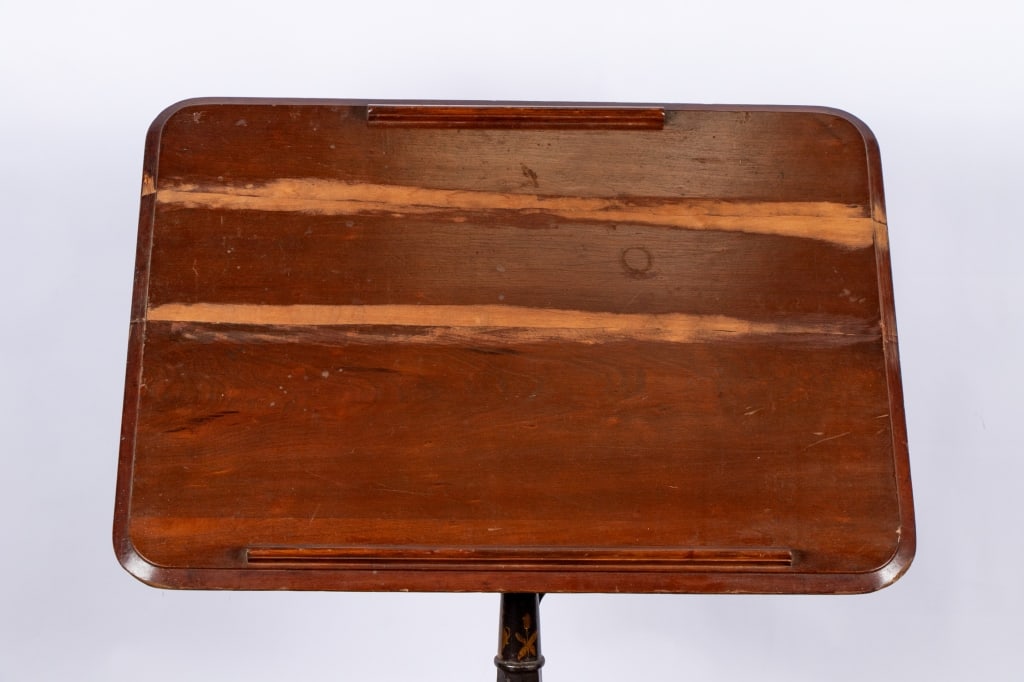CLOWES & GATES WALNUT MECHANICAL TABLE - 4