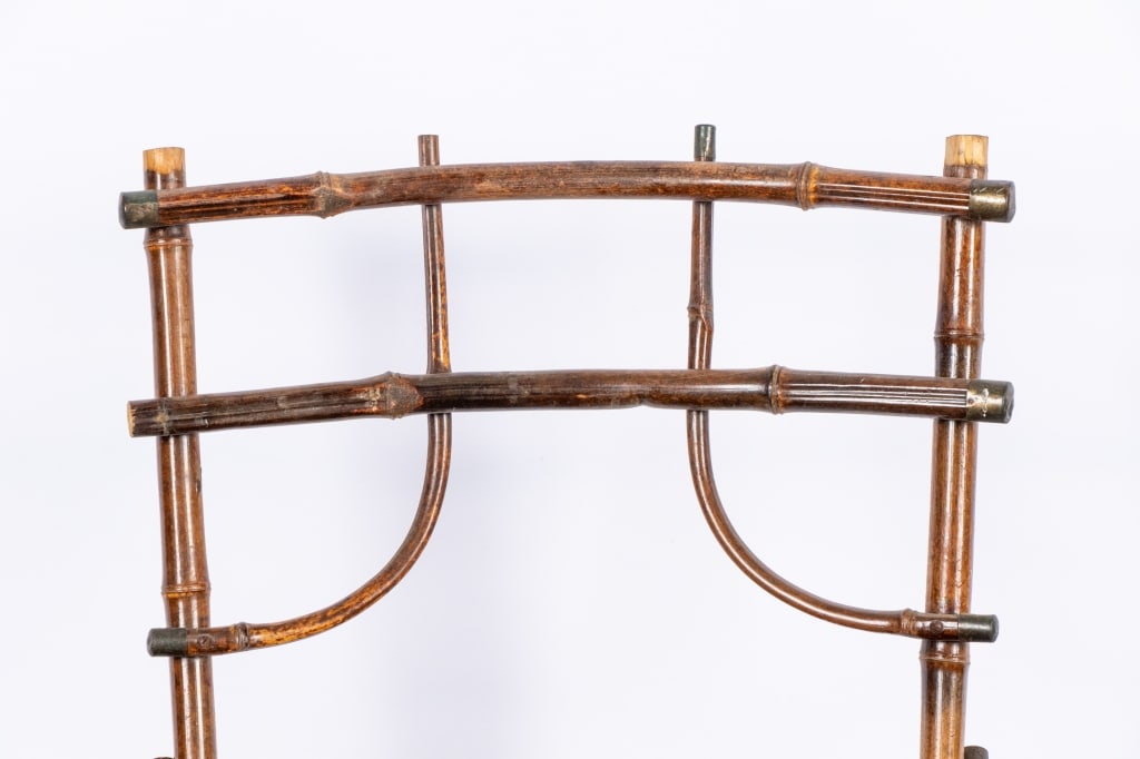 20TH CENTURY BAMBOO ACCENT CHAIR - 3