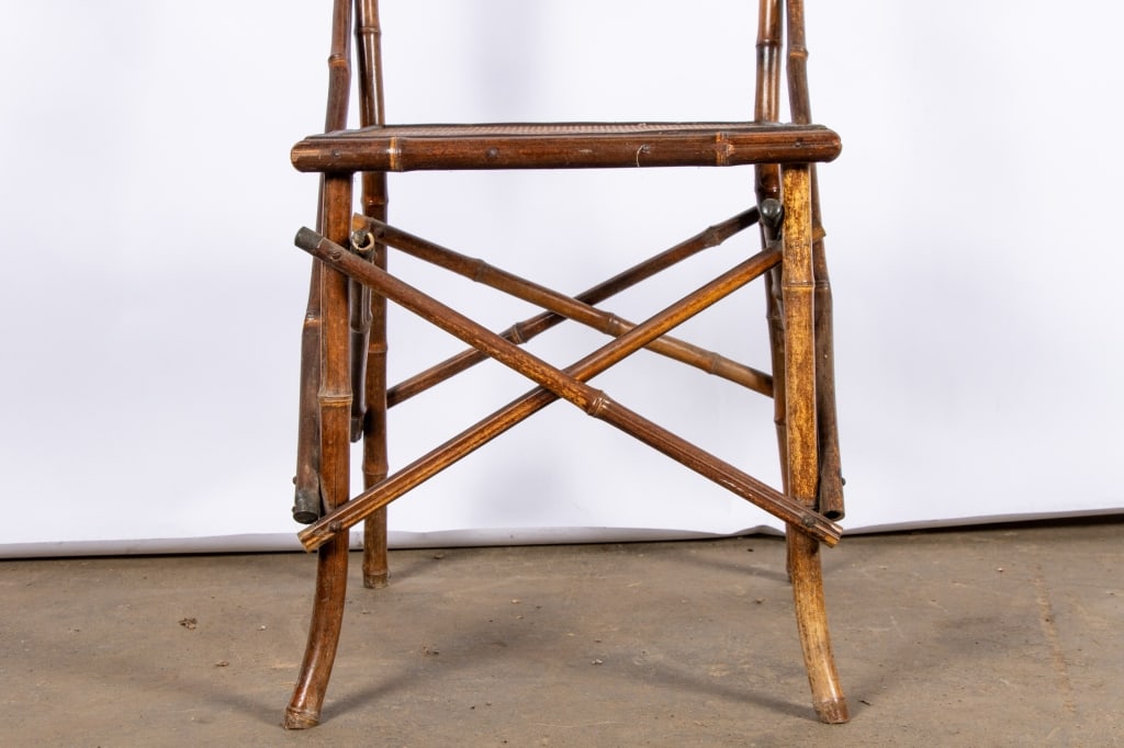 20TH CENTURY BAMBOO ACCENT CHAIR - 4