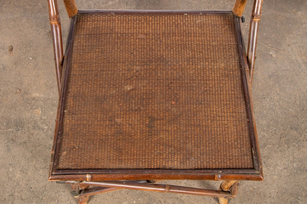 20TH CENTURY BAMBOO ACCENT CHAIR - 6