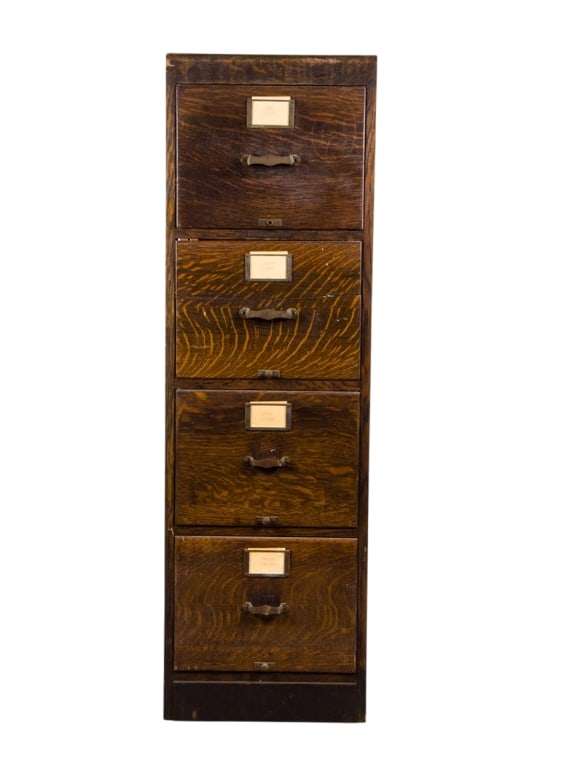 LIBRARY BUREAU FOUR-DRAWER FILE CABINET (1 of 12)