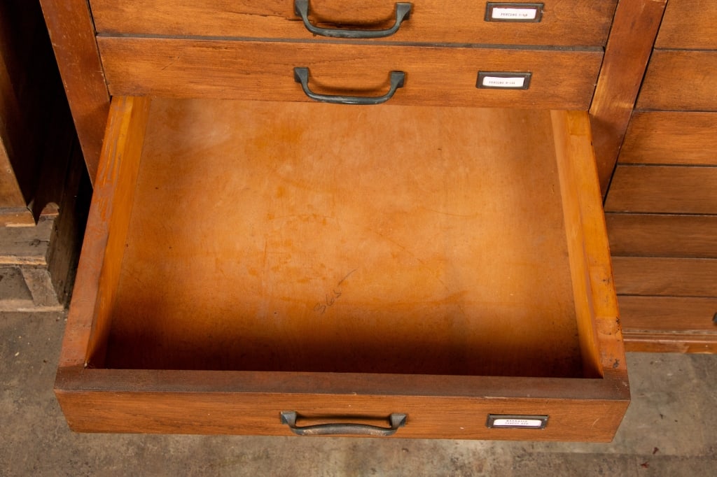 HAMILTON 38-DRAWER OAK FILE CABINET - 6