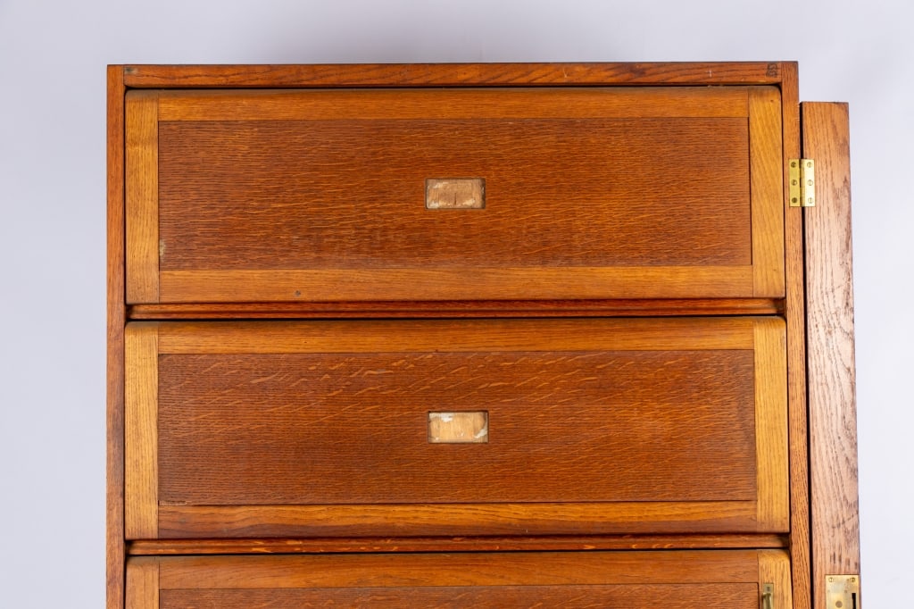 MID-CENTURY RAF STAVERTON OAK CABINET - 2