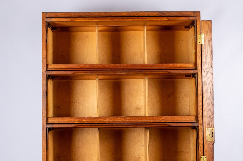 MID-CENTURY RAF STAVERTON OAK CABINET - 5