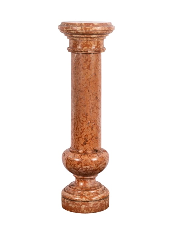 SINGLE MARBLE COLUMN FORM PEDESTAL (1 of 4)
